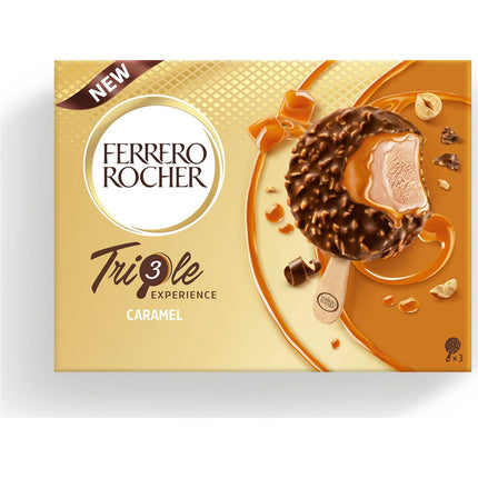 Helado Ferrero Triple Caramelo