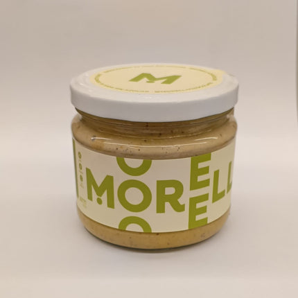 MOREella Pistacho: Crema de pistacho con chocolate blanco vegano a base de leche de macadamias y leche de almendras, sin ning?n tipo de az?cares, endu