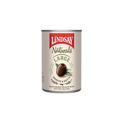 Lindsay Large Black Pitted Olives 170g