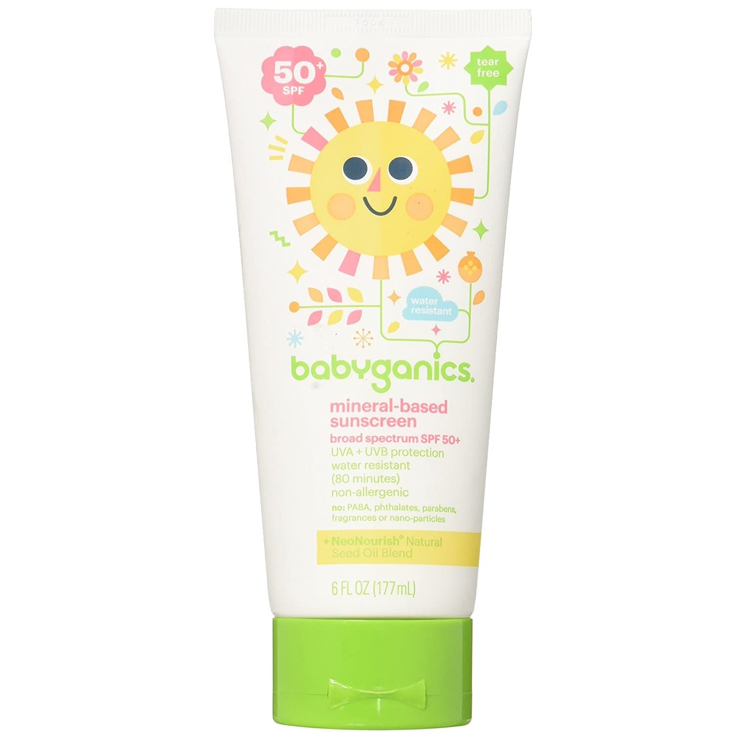 Babyganics Mineral Sunscreen 50 Spf 6 Oz Ultra Ya