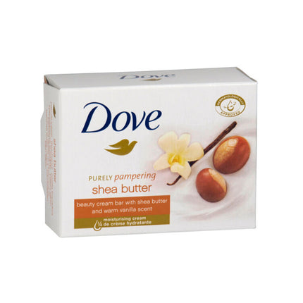 Dove Jabón Cremoso De Baño Shea Butter Con Manteca De Karité Y Vainilla ¼ De Crema Hidratante Y Limpiadores Suaves Ayudan A Proteger La Humedad De La