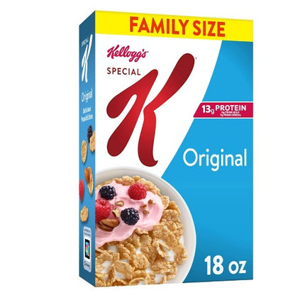 Kellogg s Special K Breakfast Cereal Original Family Size - 18 oz.
