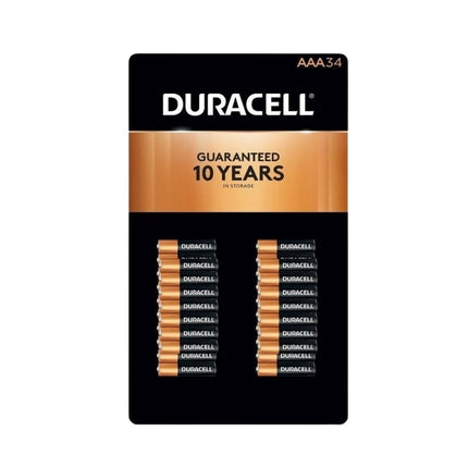 Duracell AAA Batteries 34 Count