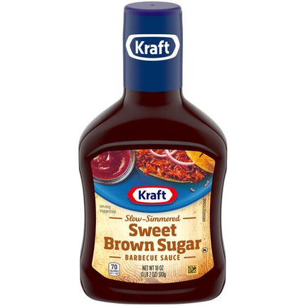 Kraft Sweet Brown Sugar Slow-Simmered Barbecue Sauce and Dip  18 Oz Bottle