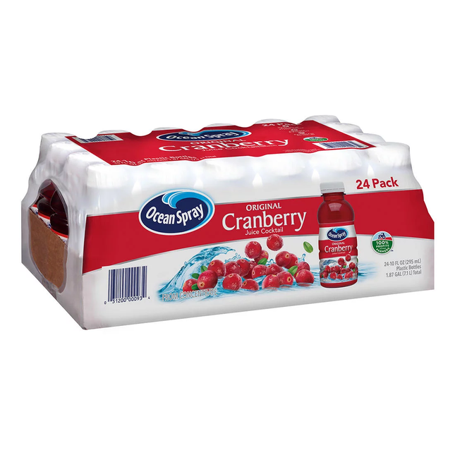 Ocean Spra Cranberry Juice Cocktail 24 Pk./10 Oz.