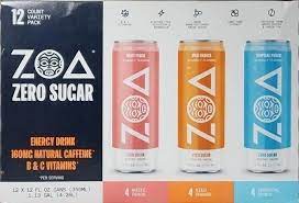 Zoa Zero Sugar Enrgy Drink 12