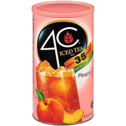 4C Peach Tea Drink Mix, 35 qt