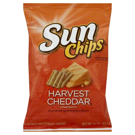SunChips Harvest Cheddar Flavored Multigrain Snacks, 1.5 Oz