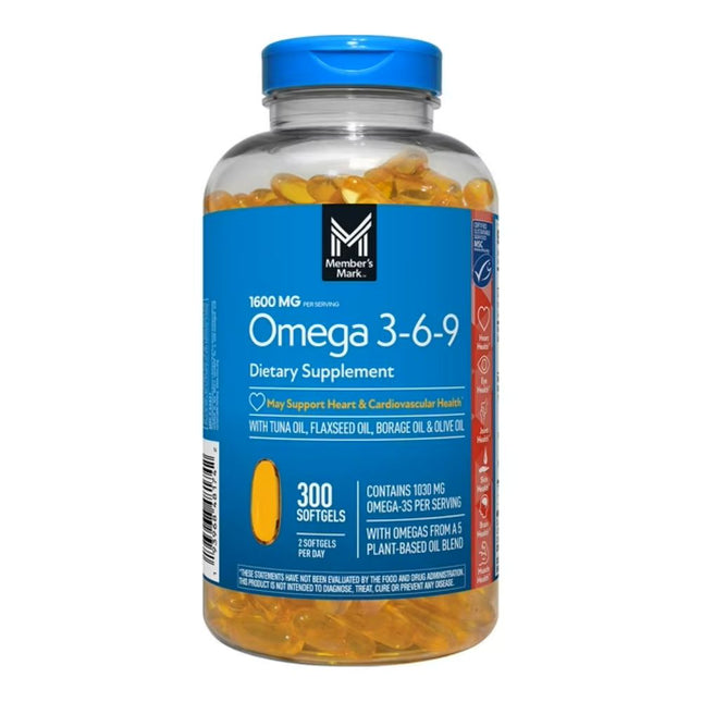 Member's Mark Omega 3-6-9 wit