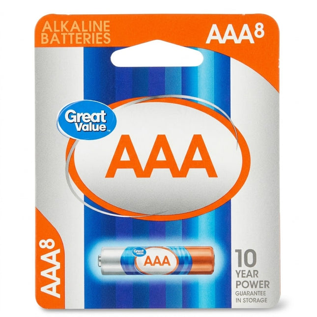 Great Value alkaline bateries