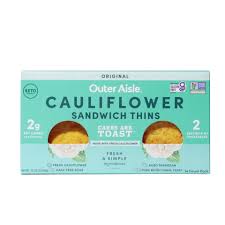 Outer Aisle Cauliflower Sandwich Thins 14 CT