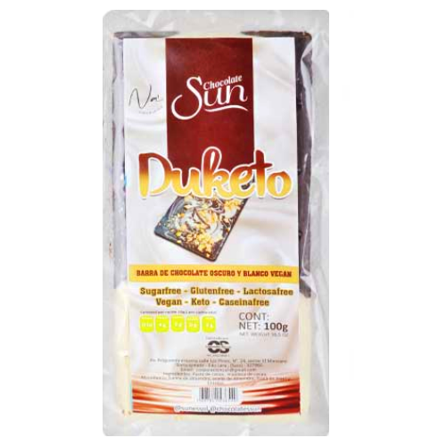 Sun Chocolate Duketo De 100G.