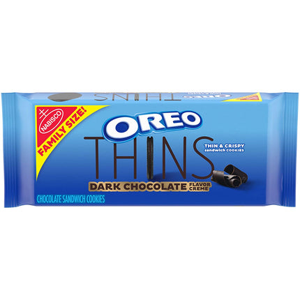 Oreo Thins Dark Chocolate Family SIze 371Gr