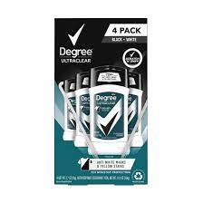 Degree Ultraclear Black White