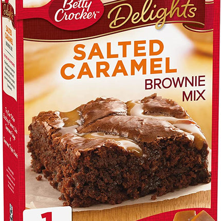 Betty Crocker Salted Caramel Brownie Mix 8-18.4 Oz