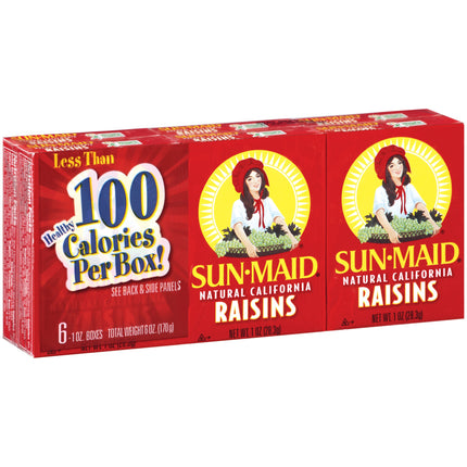 Sun Maid ,Raisins 28.3Gr 4Und