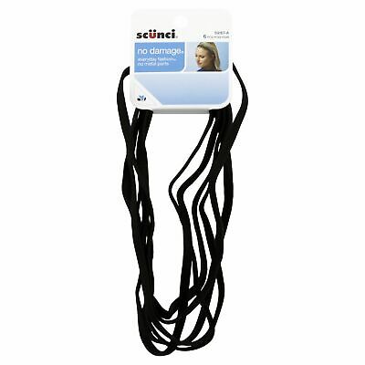 6-Pk N/D Elastic Headwraps