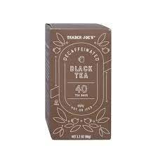 Trader Joe s Decaffeinated black tea 40 tea bags 3.2oz