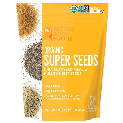 Better body foods organic super seeds 16 Oz