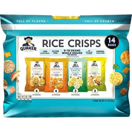 Quaker Rice Crisps 14 Bags