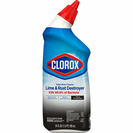 Clorox toilet bowl cleaner lime and rust destroyer 24 fl Oz