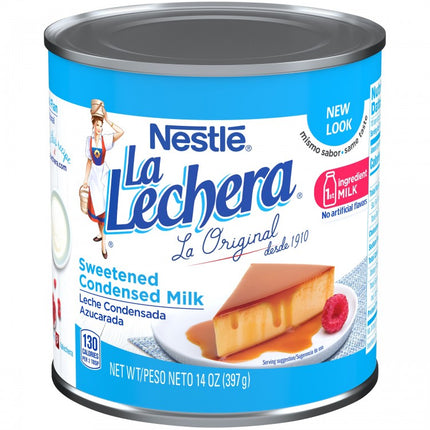 La Lechera Sweetened Condensed Milk Leche Condensada Azucarada 397Gr