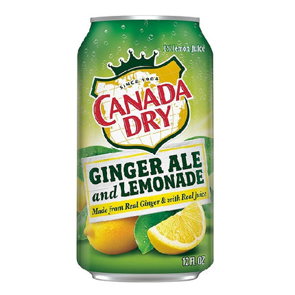 Canada Dry Ginger ale and lemonade 12 fl Oz