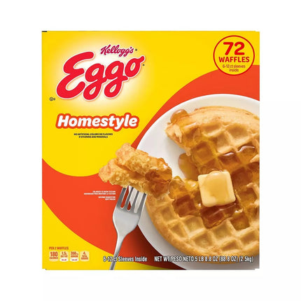 Kellogg s Eggo Waffles 72 Count 2.5Kg