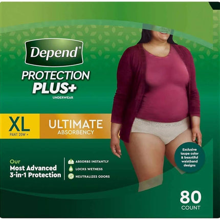 Depend Fresh Protection Plus+