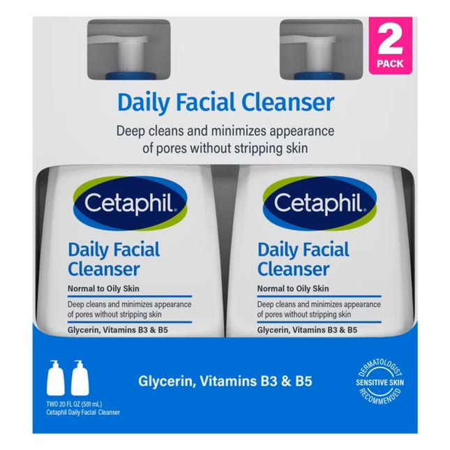 Cetaphil 2-Pack Daily Facial