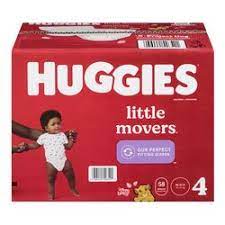 Huggies Little Movers Baby Diapers (Choose Your Size & Count)