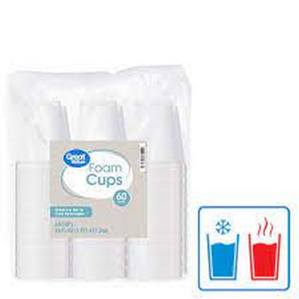 Great Value Foam Cups  16 oz
