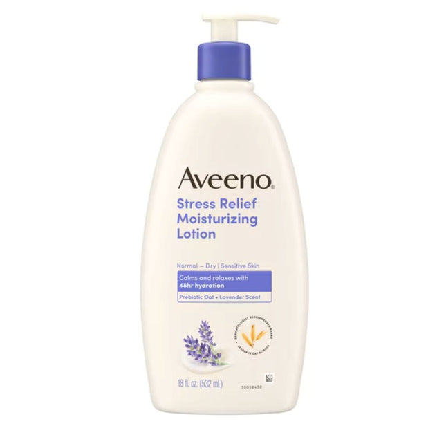 Aveeno softens & smooths skin