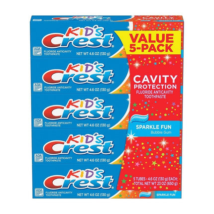 Crest Kid s crest Sparkle Fun Bubble Gum 130Gr 5 Und