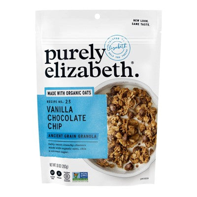 Purely Elizabeth vanilla chocolate chip ancient grain granola  10 oz