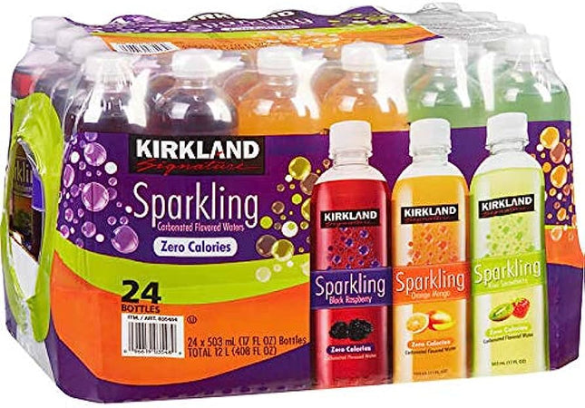 Kirkland Sparkling Flavores 24