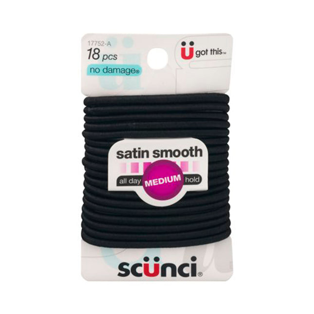 18-Pk N/D Elastics Blk