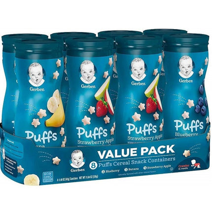 Gerber,Puff Cereal Snack Conta