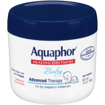 Aquaphor Baby Healing Ointment Advanced Therapy To Help Heal Diaper Rash And Chapped Skin 14Oz