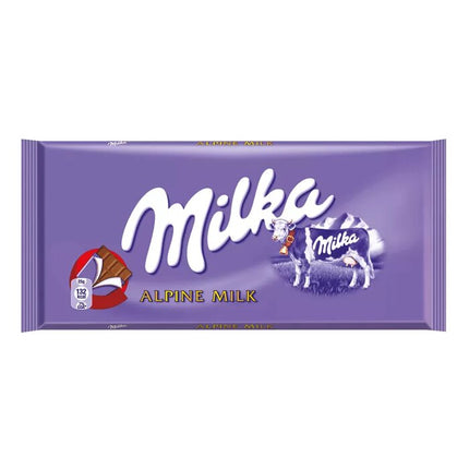 Milka Chocolate con leche Los Alpes 100 g.