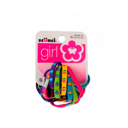 18 Pk. Printed Elastics