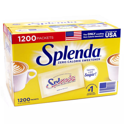 SPLENDA No Calorie Sweetener, Single-Serve Packets (1,200 Count)