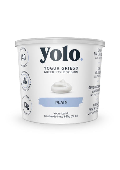 Yogur Griego Plain 680 gr