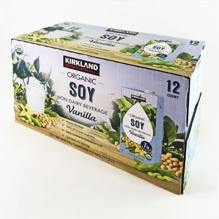Organic soy vanilla milk 32 oz 12 Und