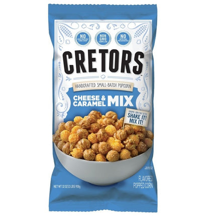 Cretors Cheese & Caramel Mix Popcorn 32 oz