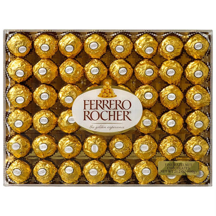 Ferrero Rocher Fine Hazelnut Chocolates 48 Count 600g