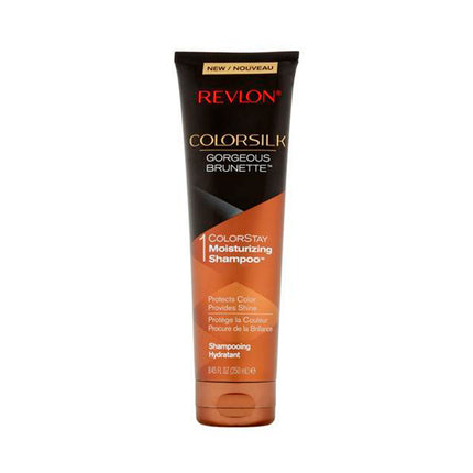 Revlon Shampoo Hidratante Colorsilk Brunette Minimiza El Desvanecimiento Del Color. Contenido Neto 250Ml.