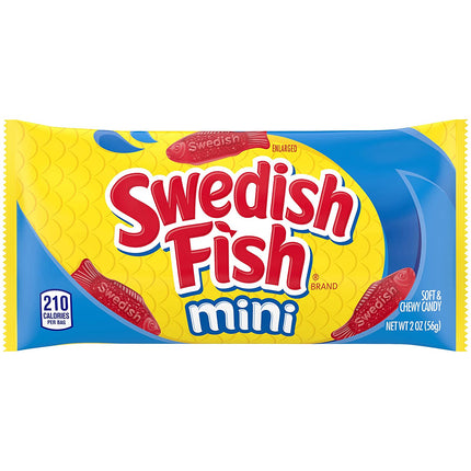 Swedish Fish Mini Soft & Chewy Candy 56Gr