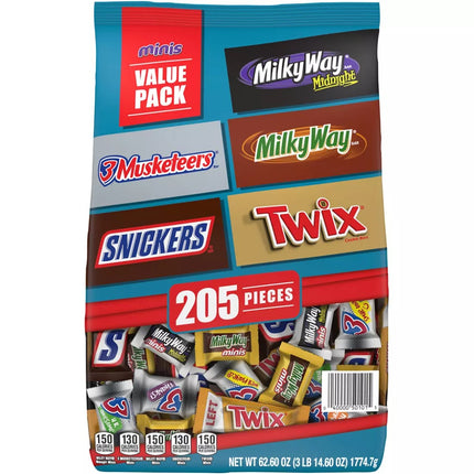 Mars,Value Pack Minis 205 Coun