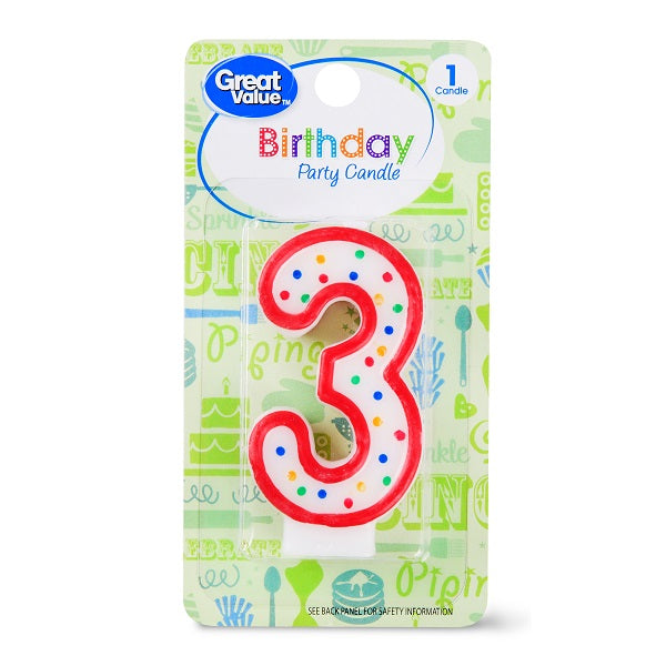 Great Value Birthday Candle